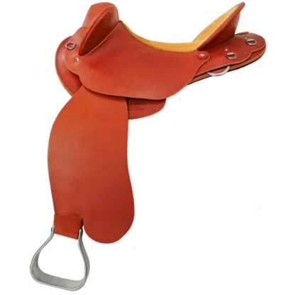 Sunset Drafter Fender Half Breed QH TREE Saddle by Toowoomba Saddlery with Turned Fenders