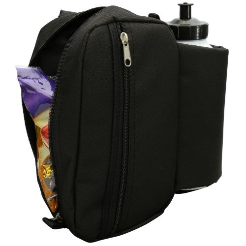 Saddle Bag - Insulated Water Bottle holder and Zipper Pouch Case
