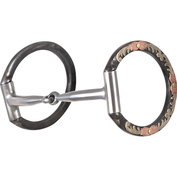 Smooth Snaffle D Ring with DESIGN by Classic Equine Professional Series Bit Logic 5 Inch