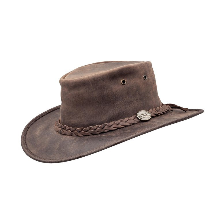 Red Rock FullGrain Leather Traveller Hat