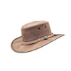 Barmah Red Rock FullGrain Leather Traveller Hat
