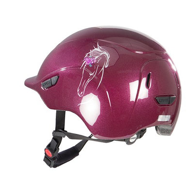 Kiddox Riding Helmet - Flower Shine
