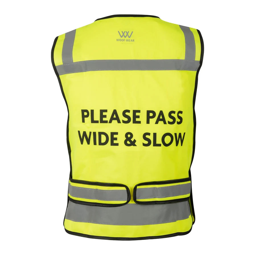 Hi Vis Riding Vest by Woof Wear