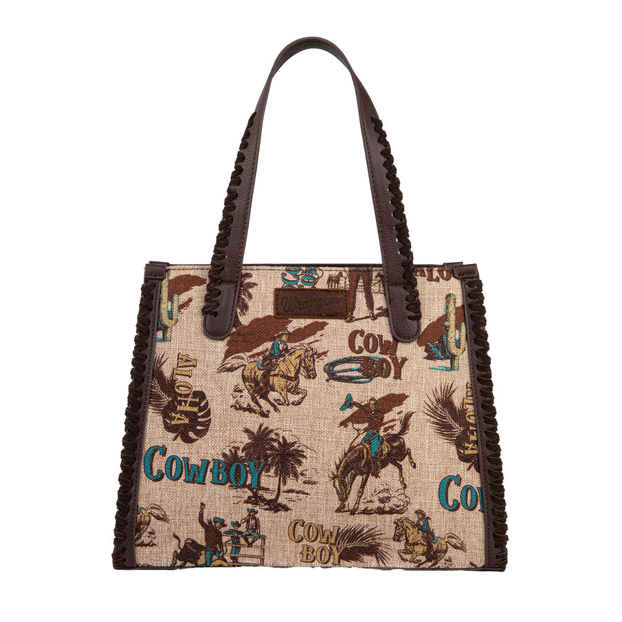 Wrangler  Printed CANVAS TOTE BAG