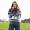 Wrangler Womens ANGIE 1/4 ZIP JUMPER - CHARCOAL
