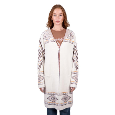 Wrangler Womens ERICA CARDIGAN - CREAM