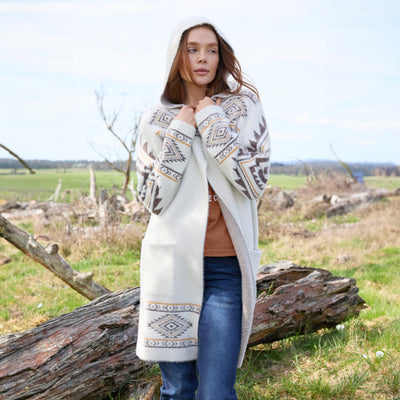 Wrangler Womens ERICA CARDIGAN - CREAM