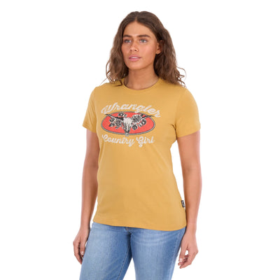 Wrangler Womens MACIE Short Sleeve TEE - Sunset