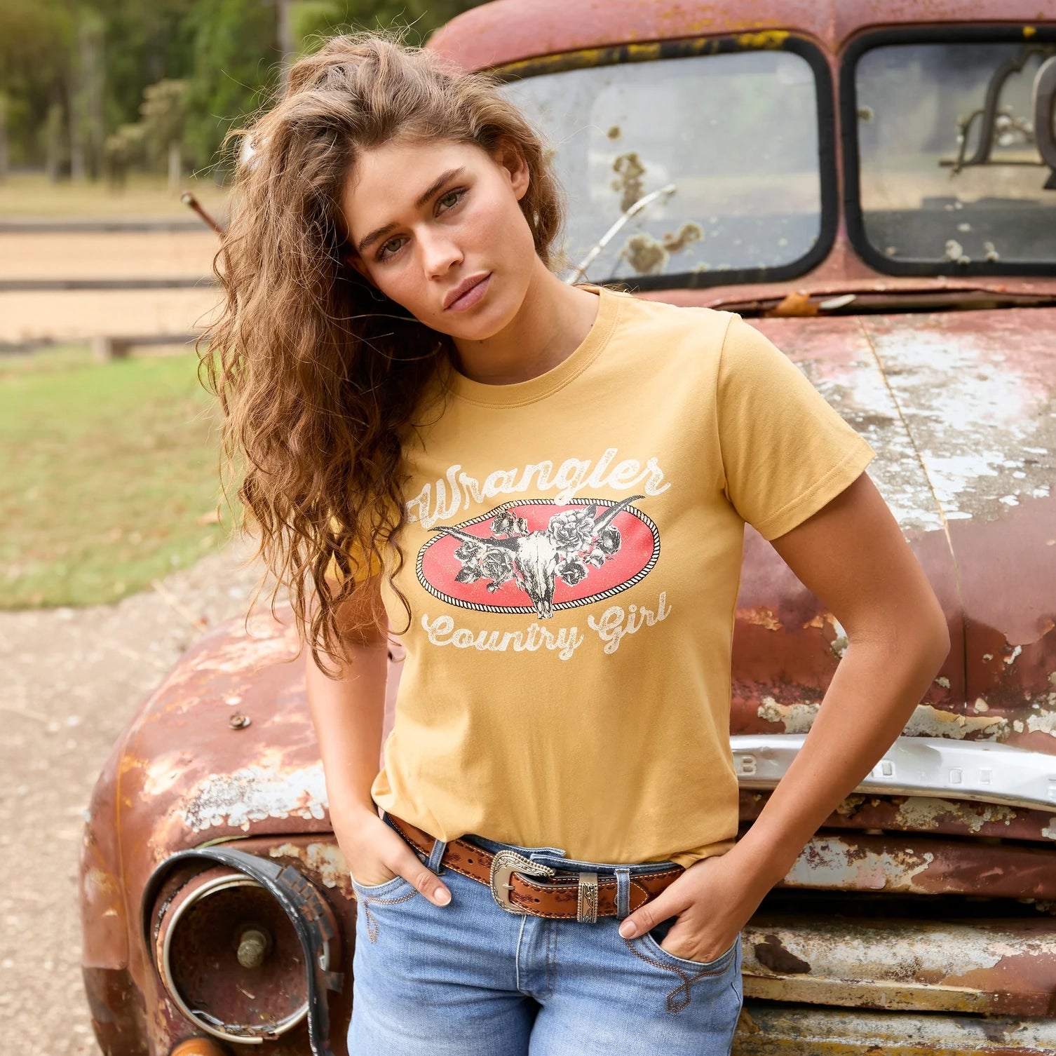Wrangler Womens MACIE Short Sleeve TEE - Sunset