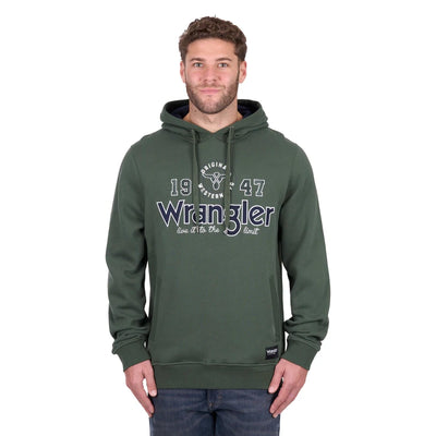 WRANGLER MENS GLEN HOODIE - CYPRESS