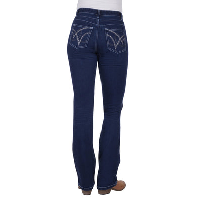Wrangler Womens Riding Jeans Q BABY BOOTY UP - Boot Scootin