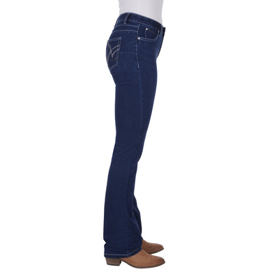 Wrangler Womens Riding Jeans Q BABY BOOTY UP - Boot Scootin