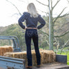 Wrangler Womens AMBER Jeans - Willow in Dark Dynasty