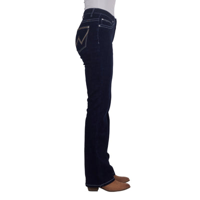 Wrangler Womens AMBER Jeans - Willow in Dark Dynasty