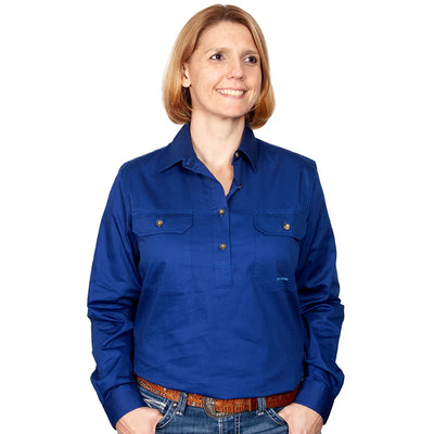 JCA Womens Jahna Work Shirt 1/2 Button