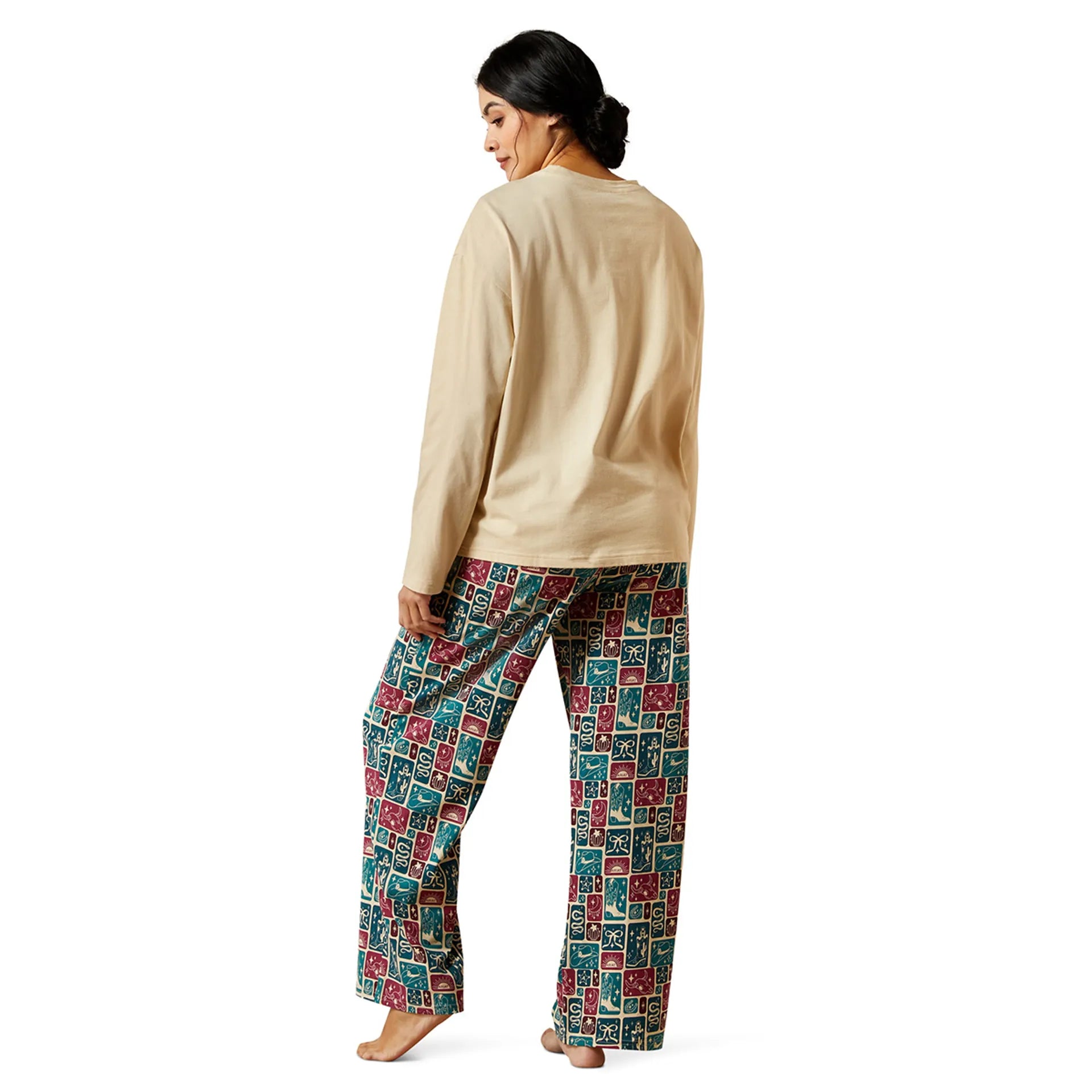 Ariat Womens Dreams PAJAMA SET - Western Blocks