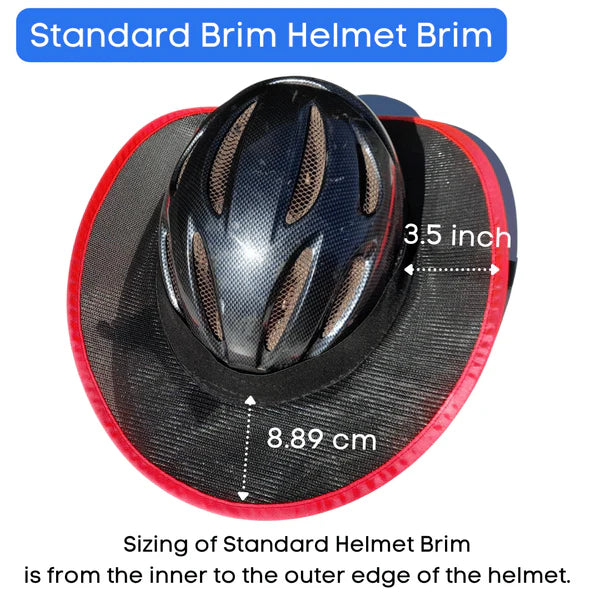 Helmet Brim - Sun Visor for Horse Riding Helmet (Easy-On, no velcro)