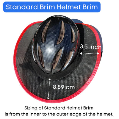 Helmet Brim - Sun Visor for Horse Riding Helmet (Easy-On, no velcro)