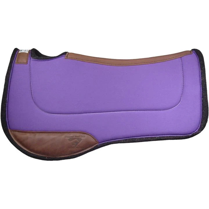 ER84 Diamond Wool Endurance Contoured Ranch Pad 1/2 inch thick - SQUARE