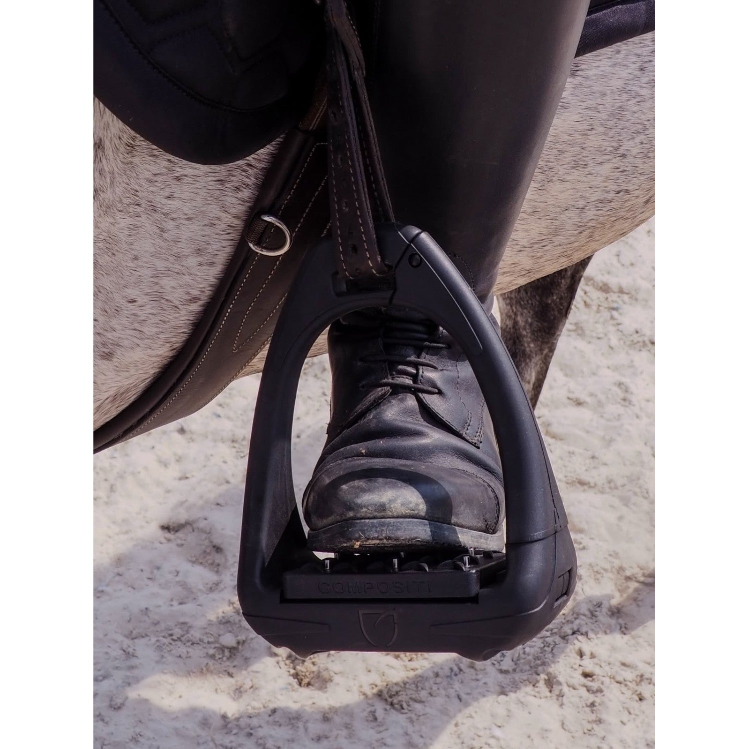 Reflex-One AirSoft Stirrups - with Flexible Safety Arm, 4-3/4 inch