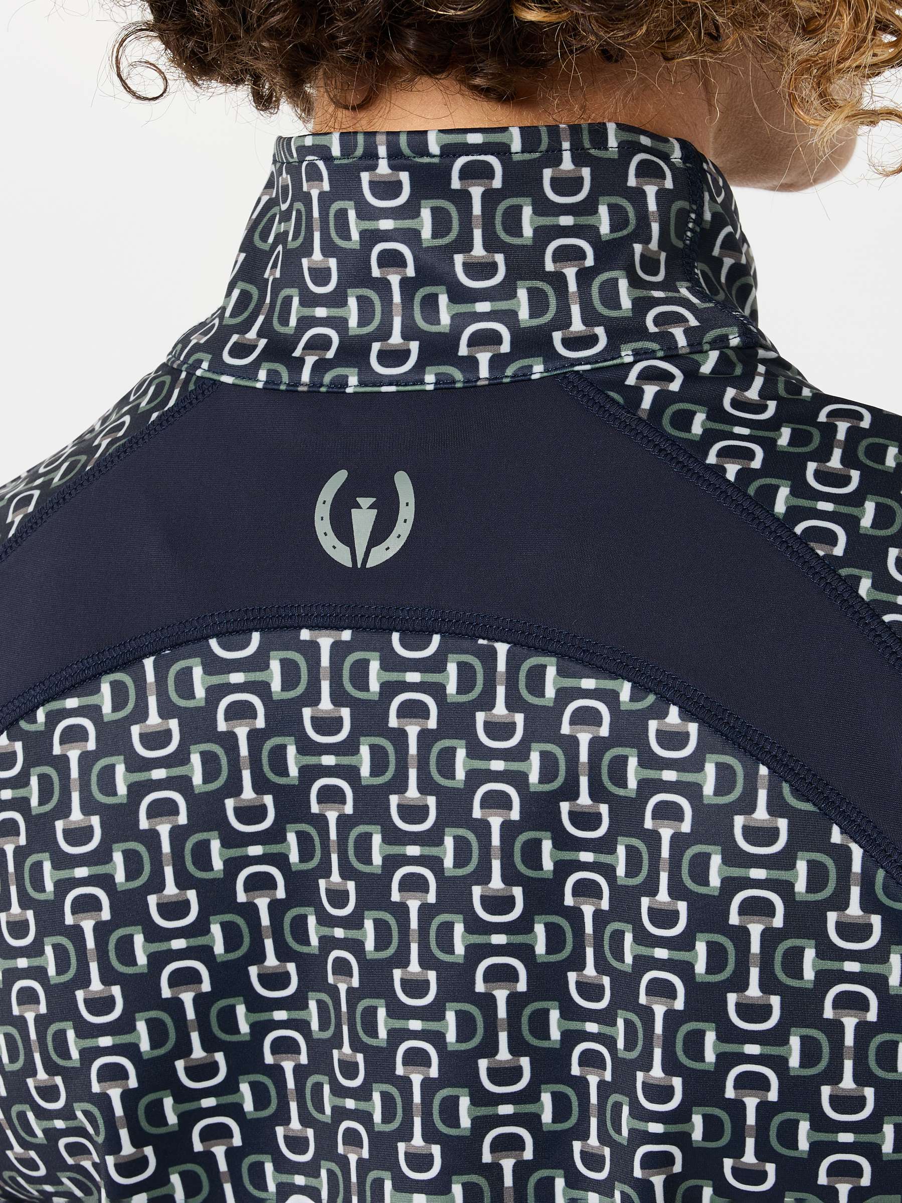 First Level 1/4 Zip Fleece Tech Top - GALAXY BLUE BIT OF COLOUR by Kerrits