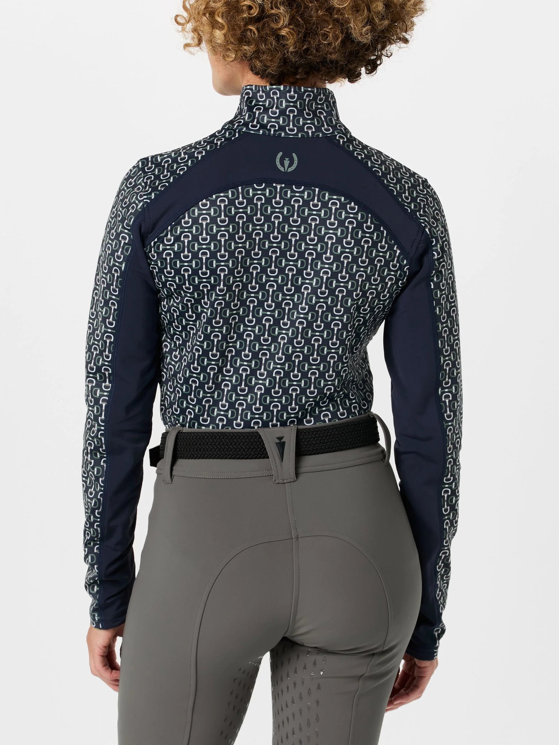 First Level 1/4 Zip Fleece Tech Top - GALAXY BLUE BIT OF COLOUR by Kerrits