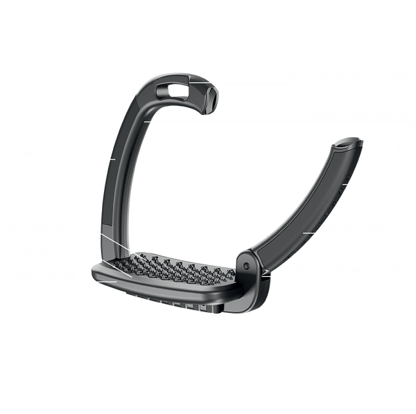 Horsena Swap Stirrups with Quick Release Opening Arm Gone RIDING