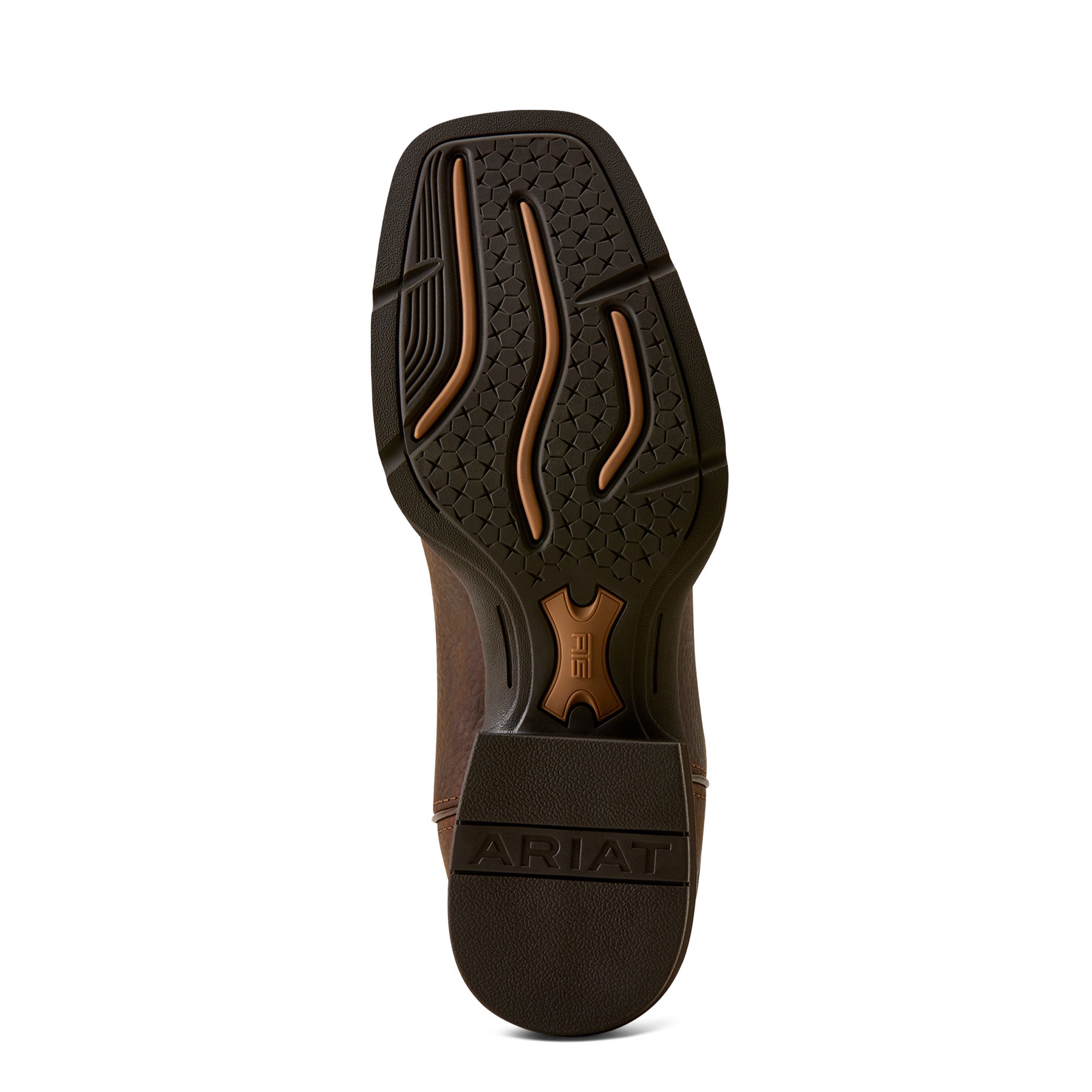 Ariat Mens Sport RIGGS H2O Wide Square Toe - Colour: Copper Kettle Espresso Tan
