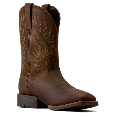 Ariat Mens Sport RIGGS H2O Wide Square Toe - Colour: Copper Kettle Espresso Tan