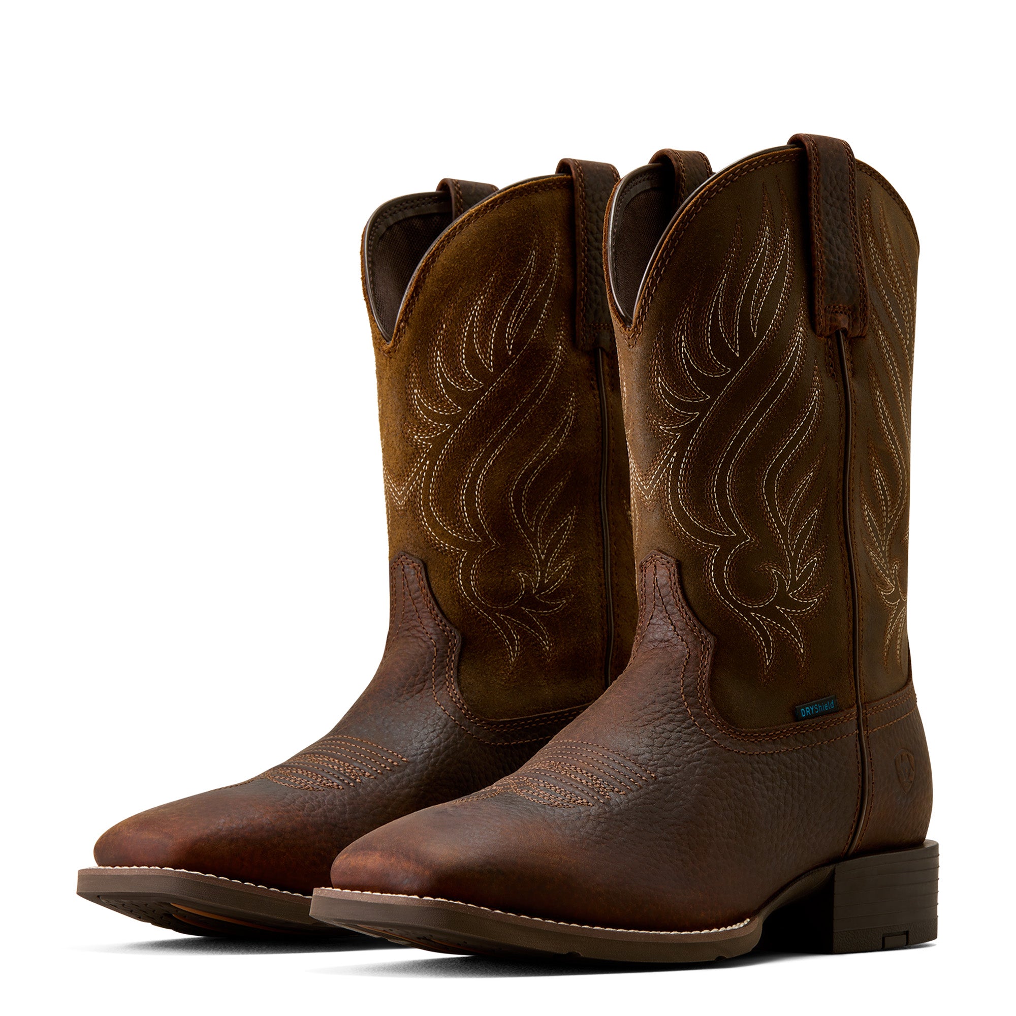 Ariat Mens Sport RIGGS H2O Wide Square Toe - Colour: Copper Kettle Espresso Tan