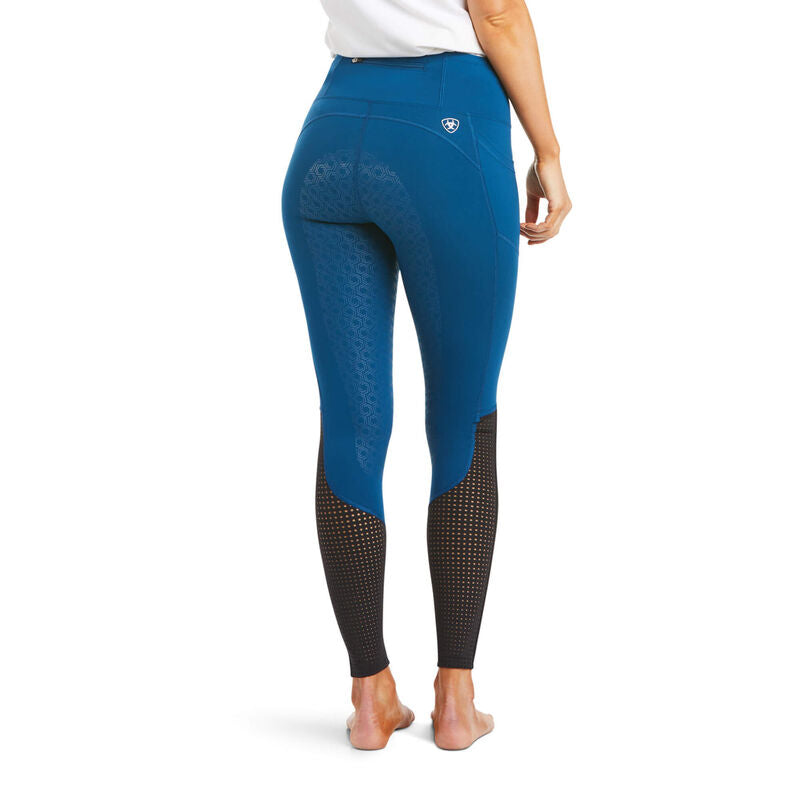 Ariat Womens EOS FULL SEAT TIGHTS - Blue Opal Colour Block - Gone RIDING