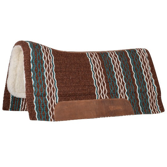 Cashel Blanket Top Performance Felt Pad - CHOCOLATE