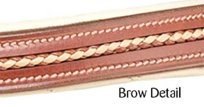 Barcoo Bridle - Oregon Plaited Browband