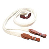 Cotton Reins with Stainless Steel Fittings - Red Centre