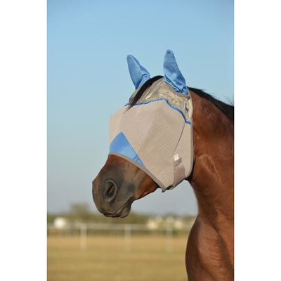 Cashel Cool Fly Mask Standard with Ears - BLUE WARRIOR