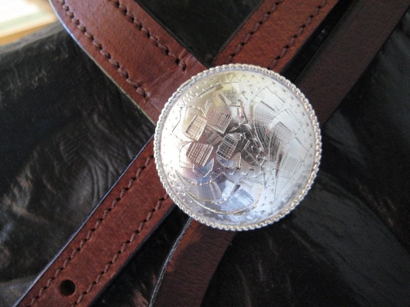 LightRider Bitless Bridle WESTERN - Concho Detail