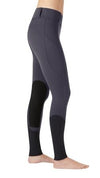Kerrits Sit Tight WINDPRO KNEEPATCH - Wide Waist Band - EBONY