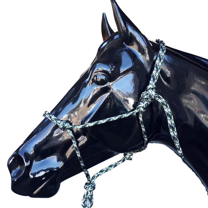 Nungar Knots Rope Headstall 8mm Width - Exclusive Colours