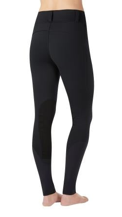 Kerrits Sit Tight WINDPRO KNEEPATCH - Wide Waist Band - Black