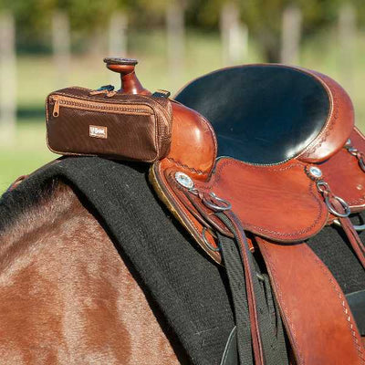 Cashel Small Pommel Saddle Bag - BROWN