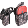 Cashel Saddle Bag Horn Bag with Lunch Bag and Bottle Holder - Leopard