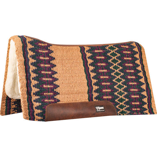 Cashel Blanket Top Performance Felt Pad - CAMEL/NAVY