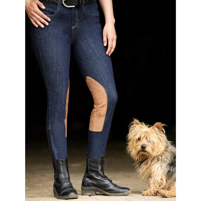 Kerrits Stretch Denim Knee Patch Breech