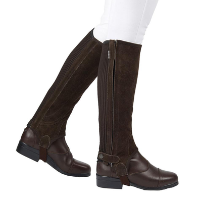 Dublin Suede Half Chaps - BROWN