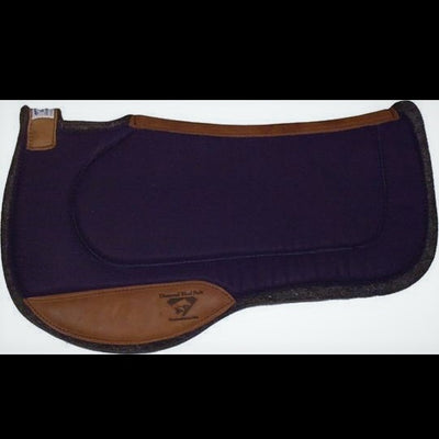 ER84 Diamond Wool Endurance Contoured Ranch Pad - NAVY