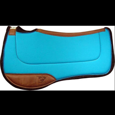 ER84 Diamond Wool Endurance Contoured Ranch Pad - TURQUOISE