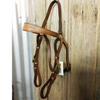 Ezy Ride Barcoo Bridle - Arrow Lace Browband - TAN
