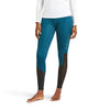 Ariat Womens EOS FULL SEAT TIGHTS - Colour: Eurasian Teal