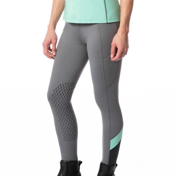 Kerrits FREE STYLE Knee Patch POCKET Tights - FLINT