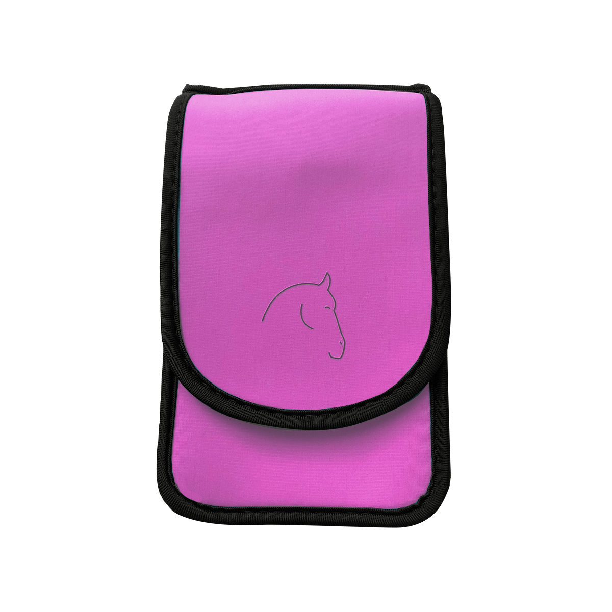 Horse Holster with Leg Strap, Swivel Pocket Strap and Cross-Body Strap - PINK